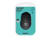 MOUSE LOGITECH,  M330 Silent , PC sau NB, wireless, 2.4GHz, optic, 1000 dpi, butoane/scroll 3/1, , negru,  910-004909  (include TV 0.15 lei)