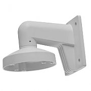 Suport montaj pe perete pentru camere dome Hikvision DS-1273ZJ-135, material aliaj de aluminiu, culoare alba, dimensiuni Ø 136 mm × 183.5 mm × 230 mm, greutate 704 g