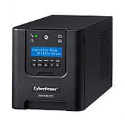 UPS Cyber Power PR750ELCD, 750 VA, 675 W, line-interactive, 6x C13, 1x C14, 1x RJ45, 1x USB, LCD, Tower, Negru
