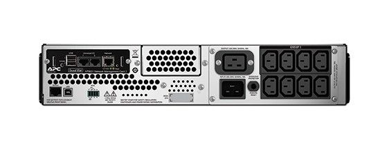 UPS APC Smart-UPS SMT line-interactive / sinusoidala 3000VA / 2700W 8conectori C13 1 conectori C19 rackabil 2U, baterie RBC43, optionalextindere garantie cu 1/3 ani (WBEXTWAR1YR-SP-04/WBEXTWAR3YR-SP- 04),cu placa de retea inclusa_3