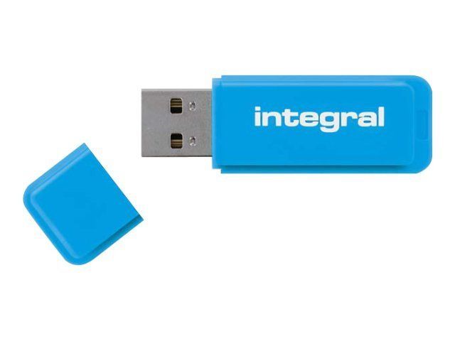 INTEGRAL INFD8GBNEONB Integral USB Flash Drive Neon 8GB USB 2.0 - Blue_1