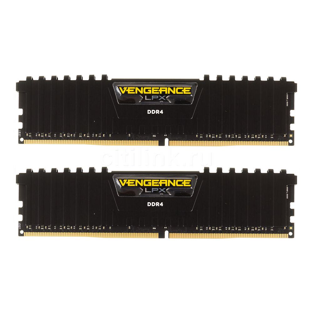 Memorie RAM Corsair Vengeance LPX Black, DIMM, DDR4, 16GB (2x8GB), CL16, 2400MHz_1