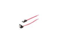 GEMBIRD CC-SATAM-DATA90 Serial ATA III 50 cm Data Cable with 90 degree bent metal clips red_1
