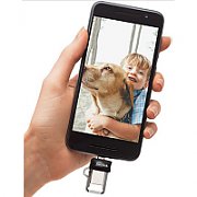 Sandisk Ultra Dual m3.0 USB flash drive 128 GB USB Type-A / Micro-USB 3.2 Gen 1 (3.1 Gen 1) Black,Silver,Transparent