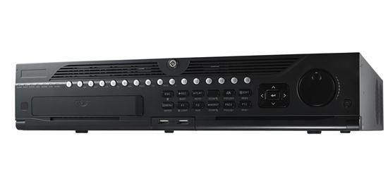 Hikvision NVR DS-9632NI-I8, 320Mbps, Recording resolution:12MP/8MP/6MP/5MP/4 MP/3MP/1080p/UXGA/720p/VGA/4CIF/DCIF/2CIF/CIF/QCIFDeco dingformat:H.265/H.264/MPEG4, 8 SATA Interfaces, alarm I/O: 16/4,2Ucase,19