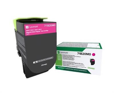 Cartus toner Lexmark 71B20M0 ,Magenta ,2300 pagini ,Original (71B20M0) 