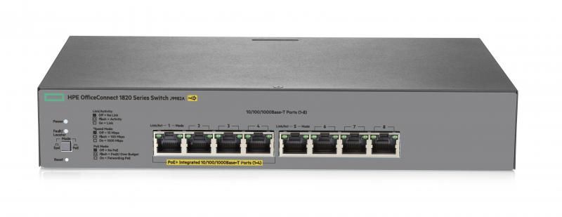 HP Switch 1820-8G-PoE+ 8xGBit (4xPoE+) J9982A_2