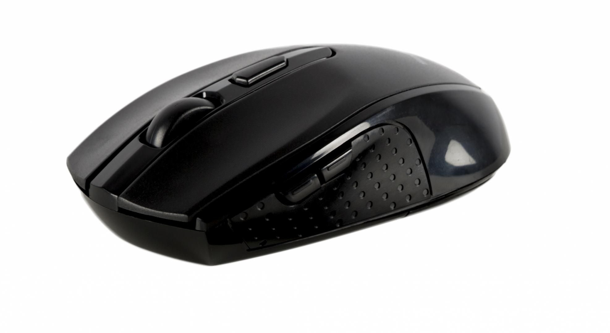 Mouse Serioux, Pastel 600, fara fir, USB, senzor optic, distanta de operare 10m, precizie: 1000/1600DPI ajustabila, 6 butoane, 2x baterie AAA, sisteme de operare: Windows / Mac OS / Linux, negru
