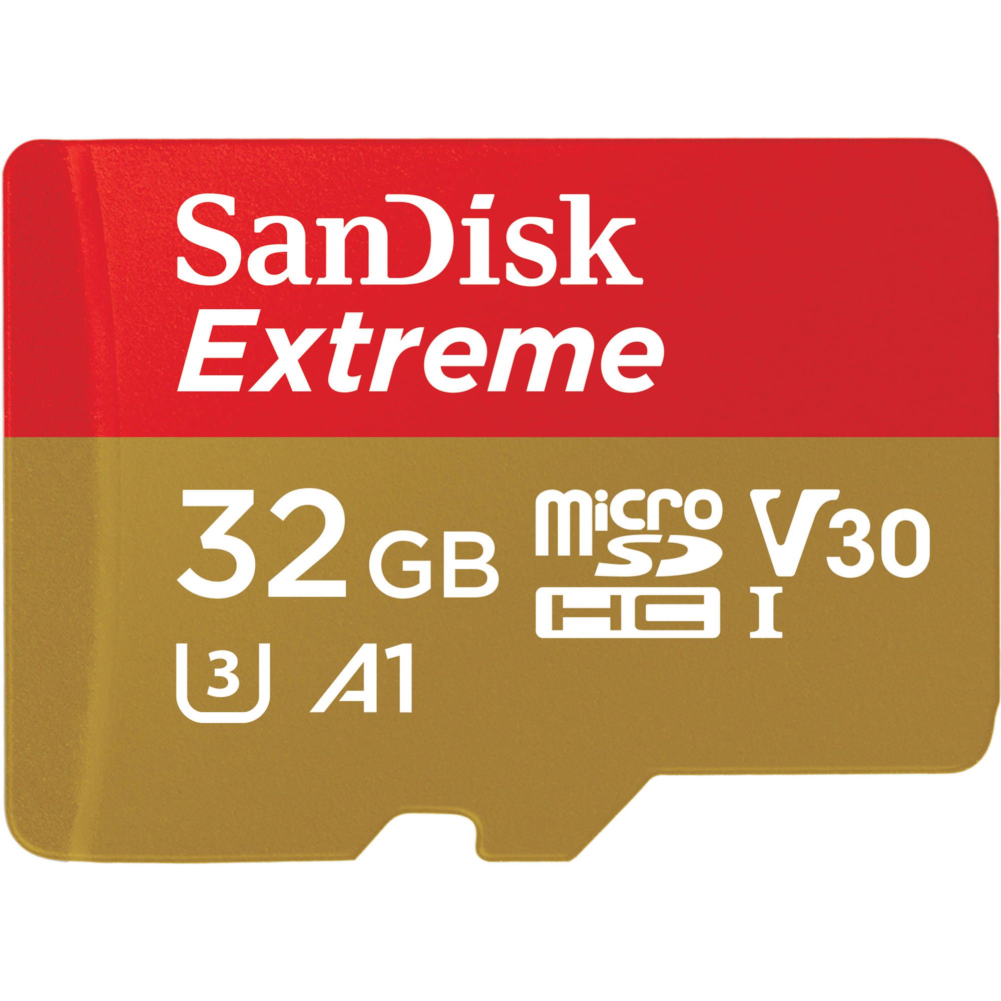 Sandisk Extreme memory card 32 GB MicroSDHC Class 10 UHS-I_3