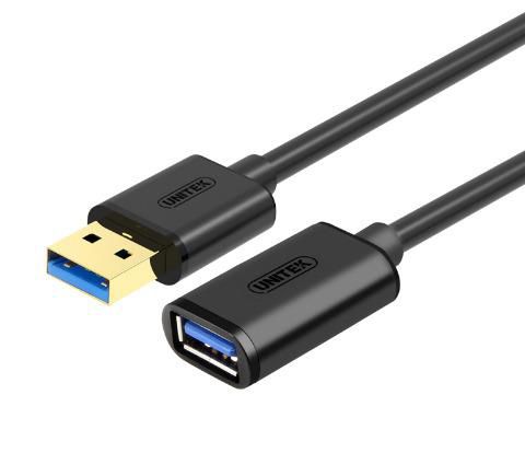 UNITEK Y-C457GBK USB cable 1 m USB 3.2 Gen 1 (3.1 Gen 1) USB A Black