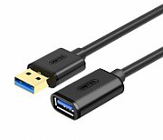 UNITEK Y-C457GBK USB cable 1 m USB 3.2 Gen 1 (3.1 Gen 1) USB A Black