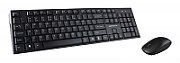 Kit tastatura + mouse Serioux NK9800WR, wireless 2.4GHz, US layout, multimedia, mouse optic 1200dpi, negru, USB, nano receiver