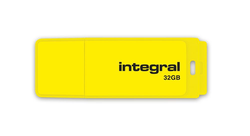 INTEGRAL INFD32GBNEONYL Integral USB Flash Drive NEON 32GB USB 2.0 - Yellow_2