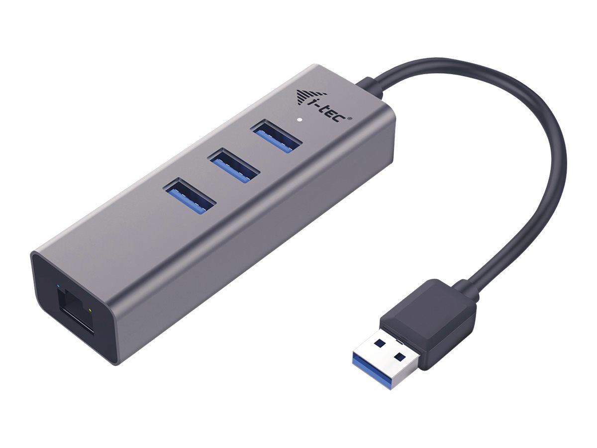 ITEC U3METALG3HUB i-tec USB 3.0 Metal 3 port HUB Gigabit Ethernet 1x USB 3.0 to RJ-45 3x USB 3.0_4