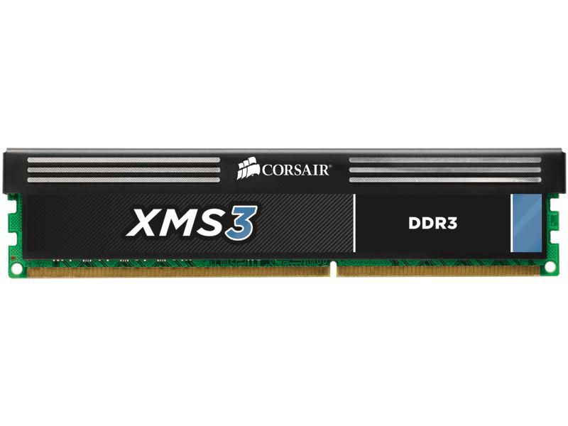 Memorii CORSAIR DDR3 4 GB, frecventa 1333 MHz, 1 modul,  radiator, 