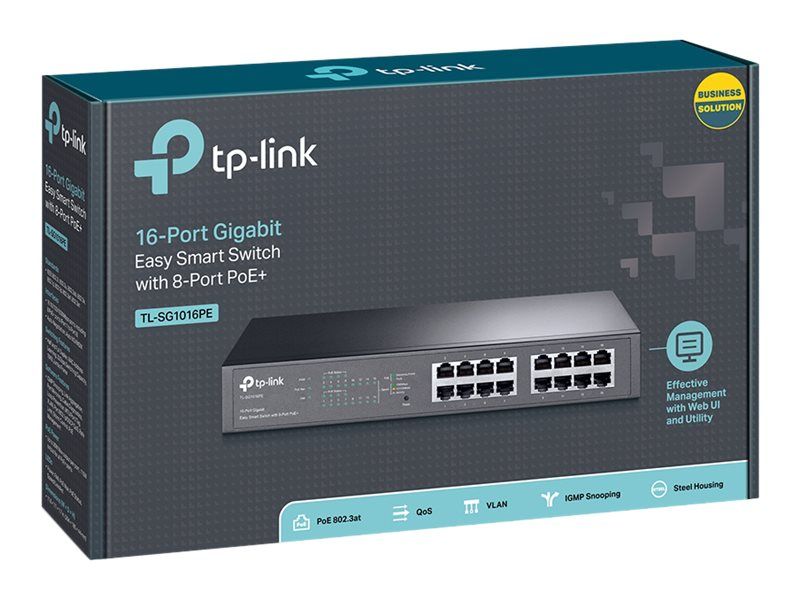 TP-LINK 16-Port Gigabit Easy Smart Switch with 8-Port PoE+_1