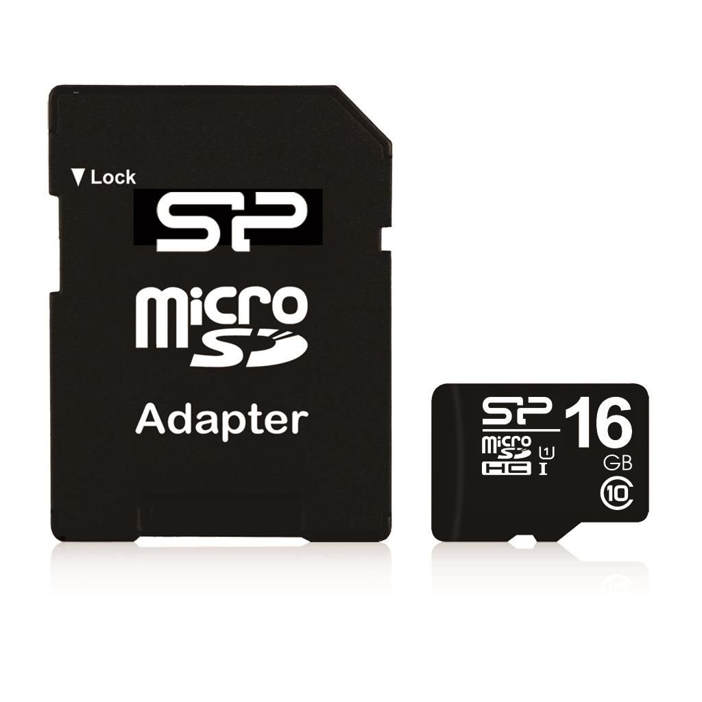 Silicon Power SP016GBSTH010V10SP memory card 16 GB MicroSDHC Class 10 UHS-I_1