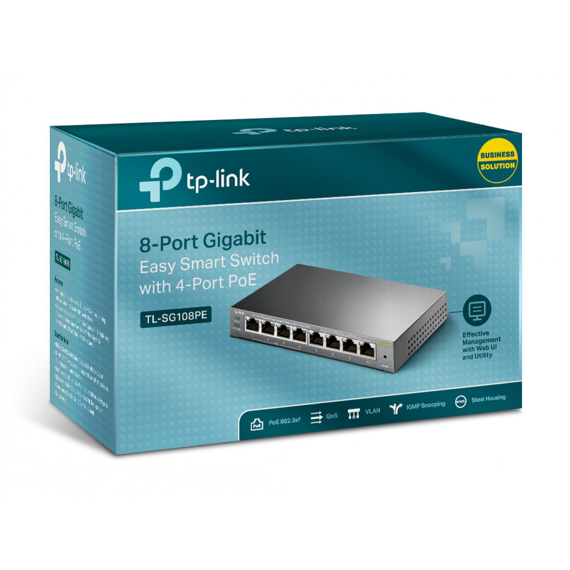 Switch TP-LINK TL-SG108PE, 8 port, 10/100/1000 Mbps_4
