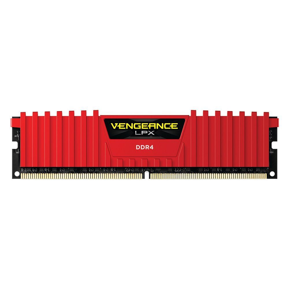 Memorie RAM Corsair Vengeance LPX Red, DIMM, DDR4, 8GB, CL16, 2400MHz_1