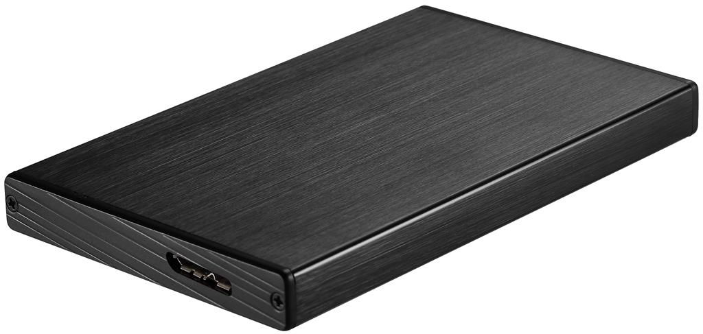NATEC RHINO GO enclosure USB 3.0 for 2.5'' SATA HDD/SSD, black Aluminum