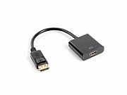 Adaptor DisplayPort tata la HDMI mama, 10cm, AD-0009-BK, Lanberg