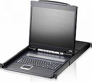 ATEN CL1316N-ATA-AG KVM 16 port LCD 19 + keyboard + touchpad PS/2 or USB 1U 19 Rack