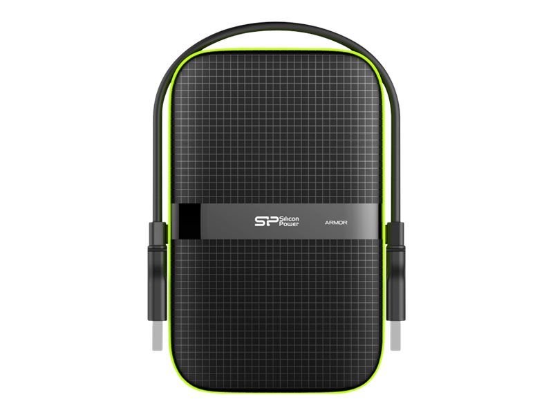 Silicon Power SILICONPOW SP040TBPHDA60S3K External HDD Silicon Power Armor A60 2.5 4TB USB 3.0, IPX4, Black