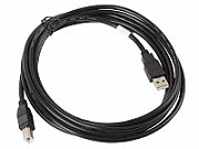 Lanberg CA-USBA-11CC-0018-BK USB cable 1.8 m USB 2.0 USB B Black