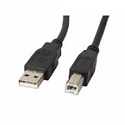 Lanberg CA-USBA-11CC-0030-BK USB cable 3 m USB 2.0 USB B Black
