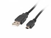 LANBERG KABEL USB 2.0 MINI AM-BM5P 1.8M, FERRITE
