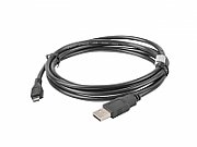 Lanberg CA-USBM-10CC-0018-BK USB cable 1.8 m USB 2.0 Micro-USB B USB A Black