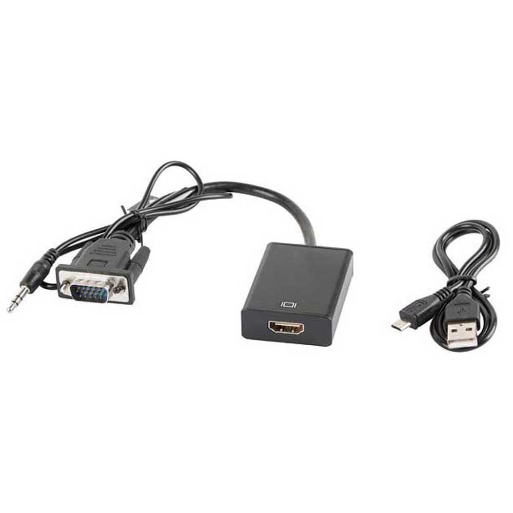 Convertor VGA+audio la HDMI, full HD, AD-0021-BK, Lanberg_1