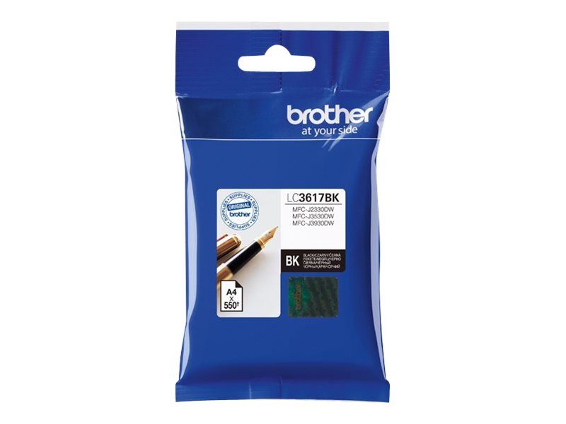Cartus cerneala Brother LC3617BK ,Negru ,550 pagini ,Original (LC3617BK) 