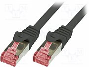 Patch cord Logilink  RJ45, 25 cm, negru
