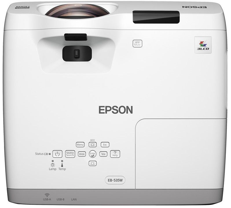 Videoproiector EPSON EB-535W, WXGA 1280 x 800, 3400 lumeni, contrast 16000:1_2