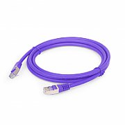 Gembird PATCH CORD S/FTP GEMBIRD Cat6a, LSZH, cupru, 2 m, violet, AWG27, dublu ecranat  PP6A-LSZHCU-V-2M  (include TV 0.75 lei)
