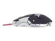 MOUSE GEMBIRD, gaming, cu fir, USB, optic, 4000 dpi, butoane/scroll 7/1, iluminare, butoane programabile, negru / gri,  MUSG-05  (include TV 0.15 lei)