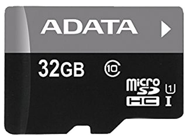 ADATA AUSDH32GUICL10A1-RA1 ADATA Premier 32GB MicroSDHC UHS-I Class 10 with Adapter Up To 85MB/s_1