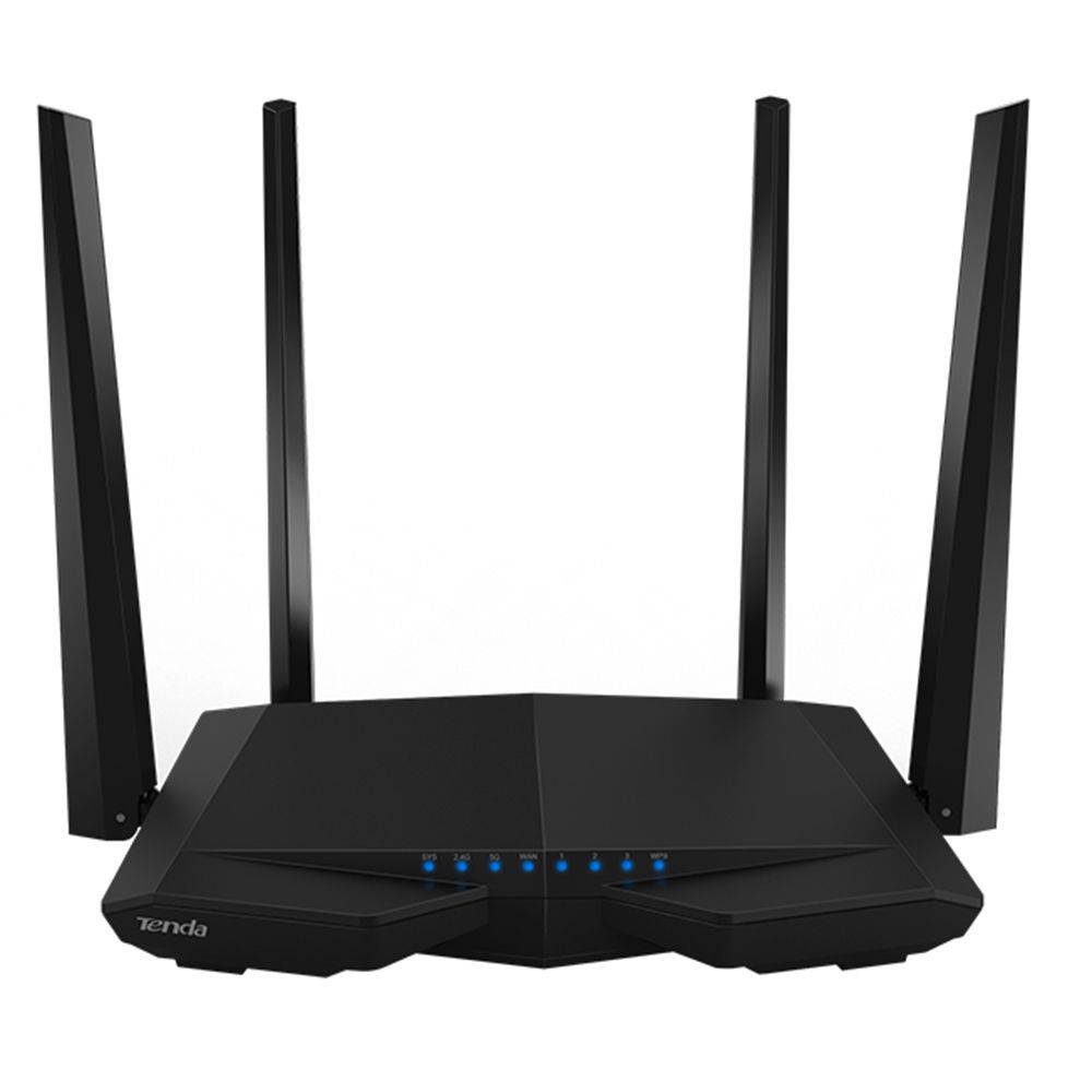 Router Wireless TENDA AC6, Dual- Band AC1200, 1*10/100MbpsWAN port, 3*10/100Mbps LAN ports, 4 antene externe 5dBi, 1*WiFi on/off,1* Reset/WPS button._4