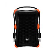 SILICONPOW SP000HSPHDA30S3K Silicon Power External 2,5 HDD case A30 SATA, USB 3.0, Anti-Shock, Black