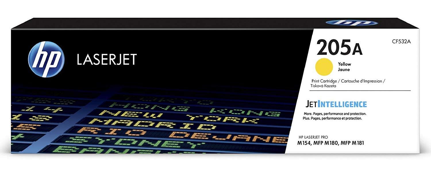 Cartus toner HP CF532A ,Galben ,900 pagini ,Original (205A) 
