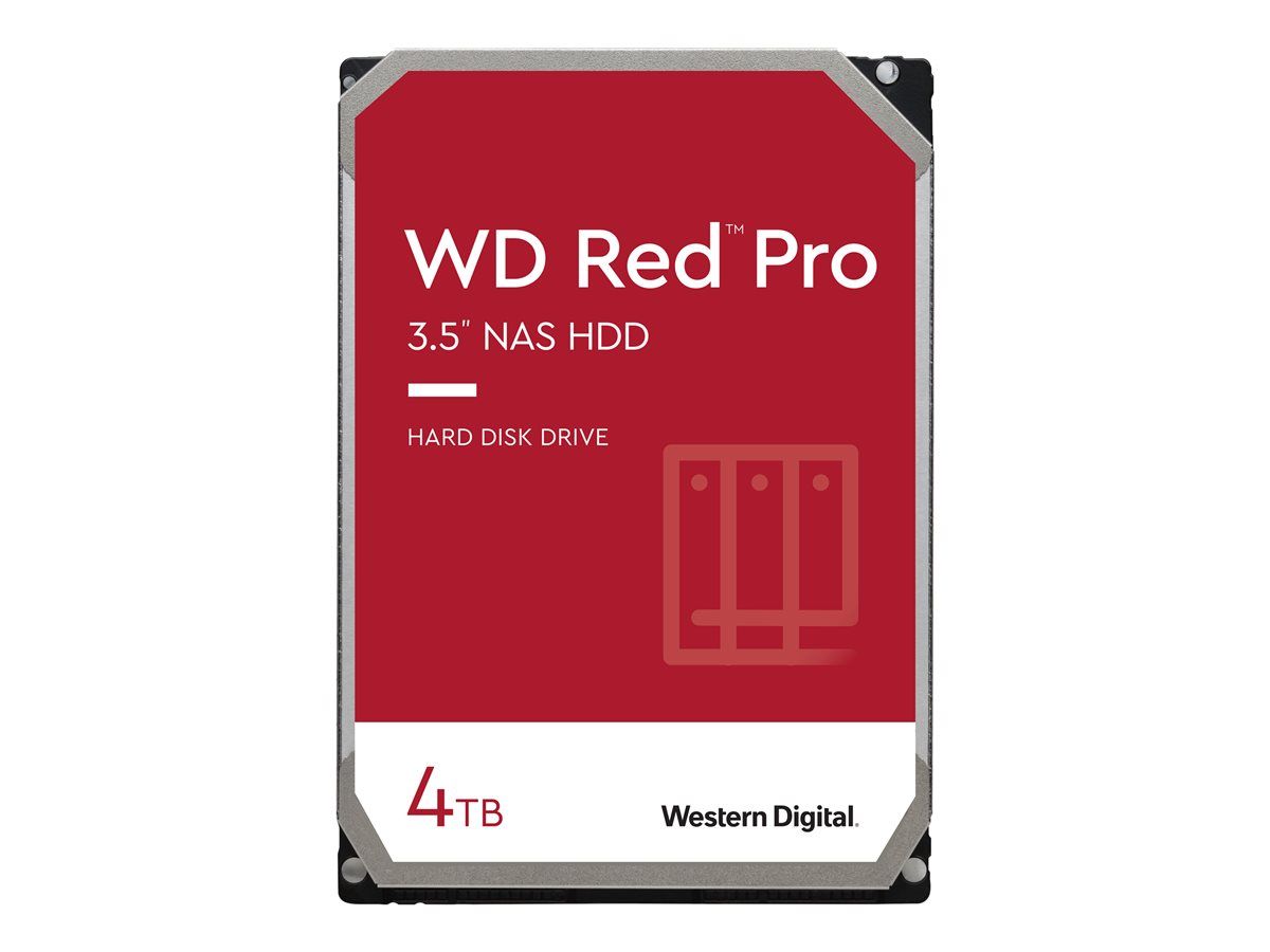 WD Red Pro 4TB SATA 6Gb/s 256MB Cache Internal 3.5inch 24x7 7200rpm optimized for SOHO NAS systems 1-24 Bay HDD Bulk_1