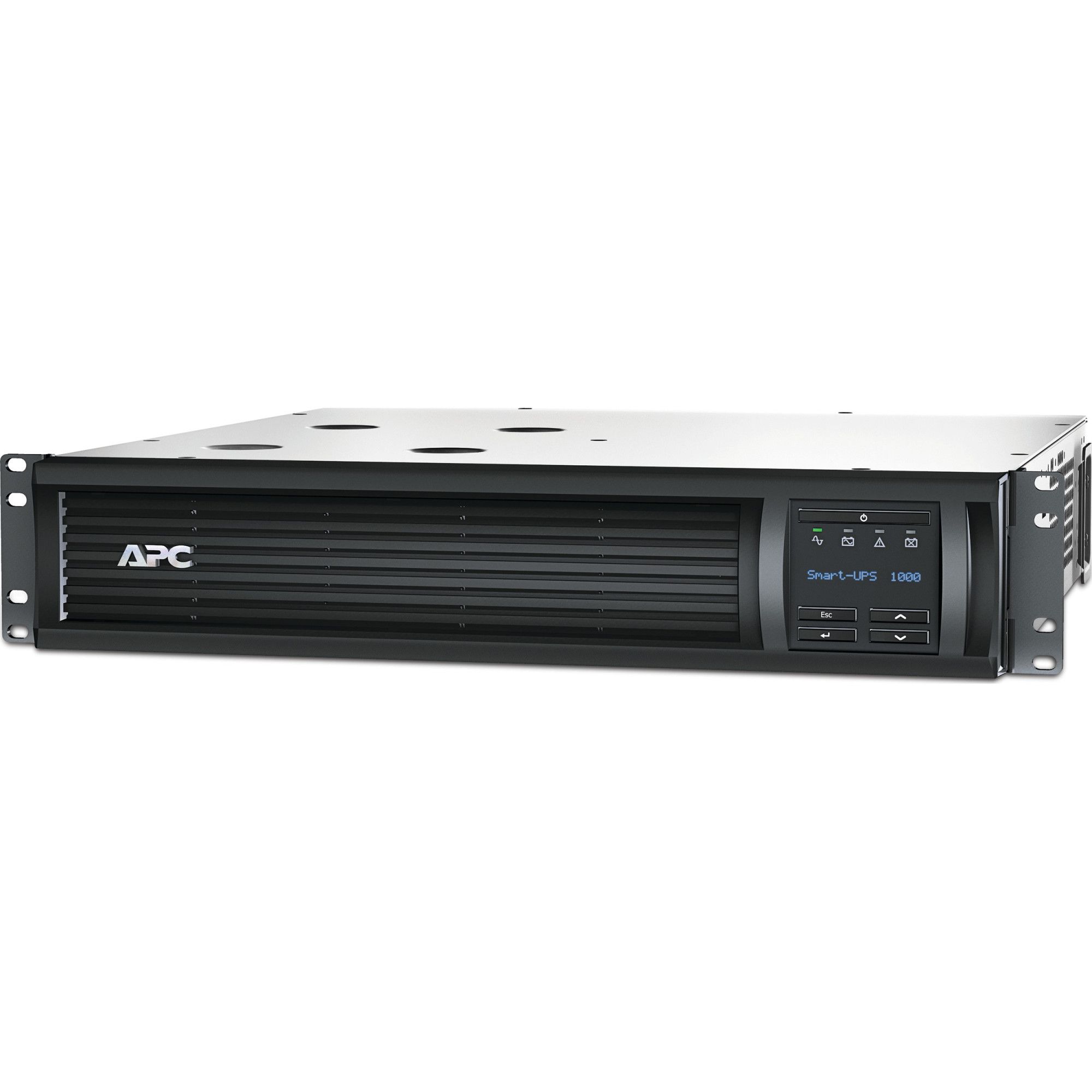 APC | SMT1000RMI2UC | UPS | Line interactive | 1000 VA | 700 W | Sinusoida pura | Rack | 2U | Nr iesiri 4 C13 & 2 jumper | Intrare C14|  Smart Slot, USB,  Panou LCD