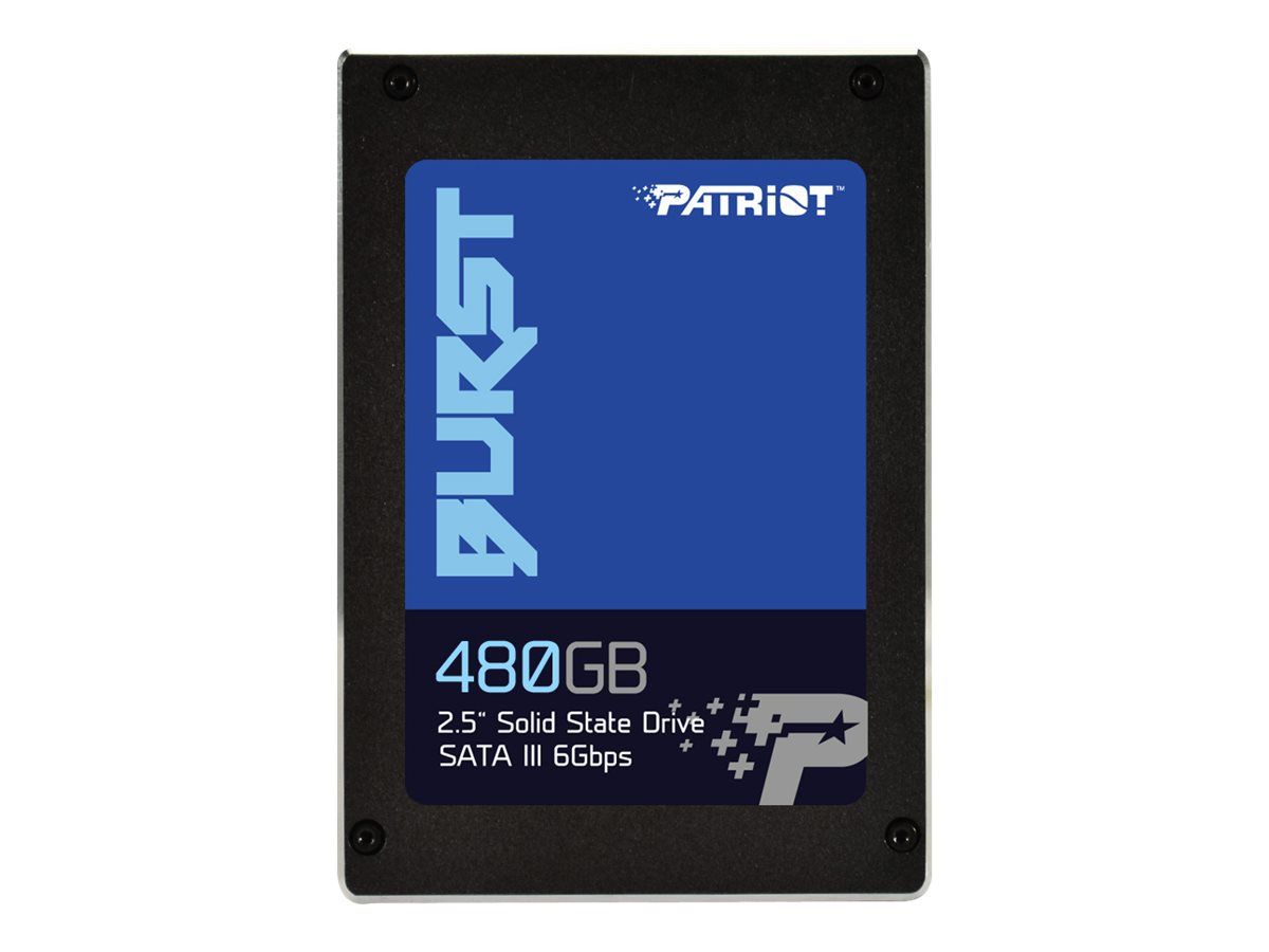 PATRIOT PBU480GS25SSDR Patriot SSD Burst 480GB 2.5 SATA III read/write 560/540 MBps 3D NAND Flash_1