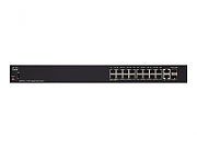 Cisco SG250-18 Managed L2/L3 Gigabit Ethernet (10/100/1000) Black 1U