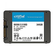 Crucial SSD CRUCIAL, BX500, 240 GB, 2.5 inch, S-ATA 3, 3D Nand, R/W: 540/500 MB/s,  CT240BX500SSD1 