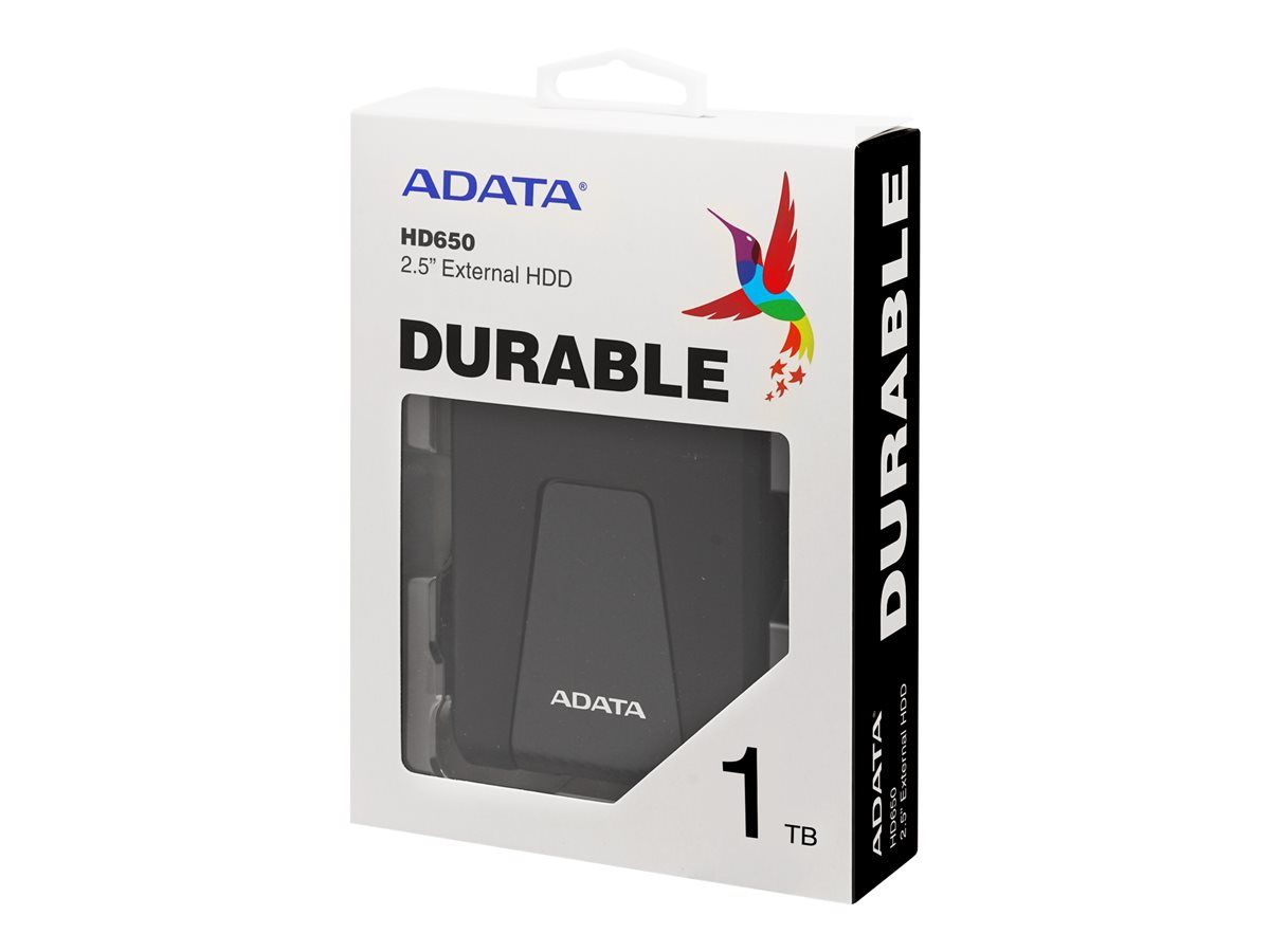 HDD Extern ADATA HD650, 1TB, Negru, USB 3.1_1