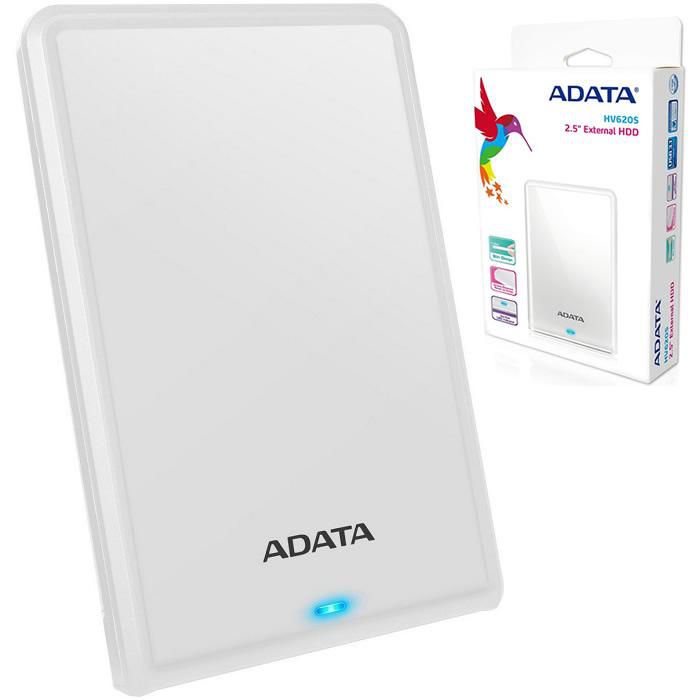 HDD Extern ADATA HV620S, 2TB, Alb, USB 3.1_4
