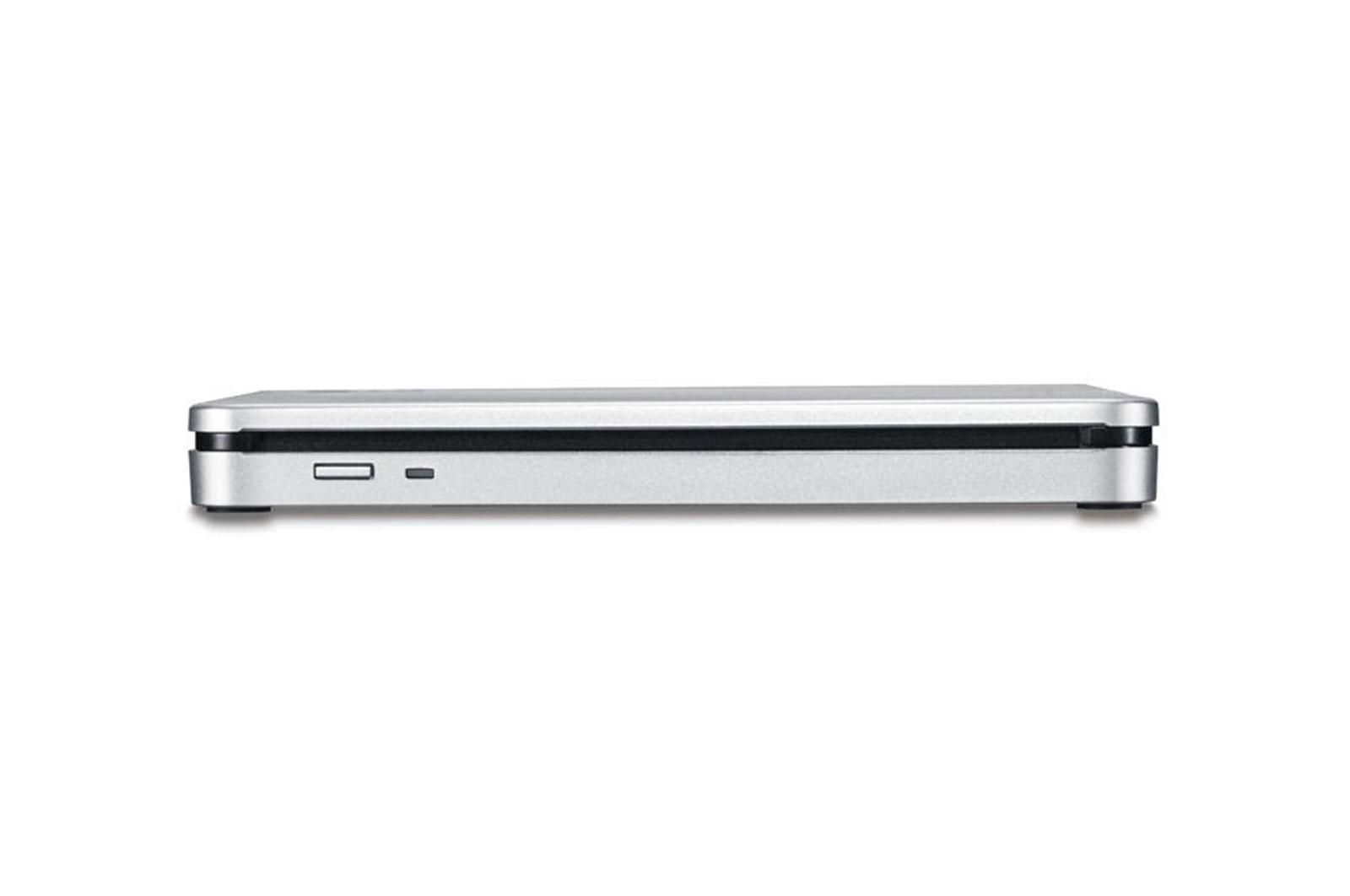 Ultra Slim Portable DVD-R Black Hitachi-LG GP60NB60.AUAE12B, GP60NB60 Series, DVD Write /Read Speed: 8x, CD Write/Read Speed: 24x, USB 2.0, Buffer 0.75MB, 144 mm x 137.5 mm x 14 mm._4