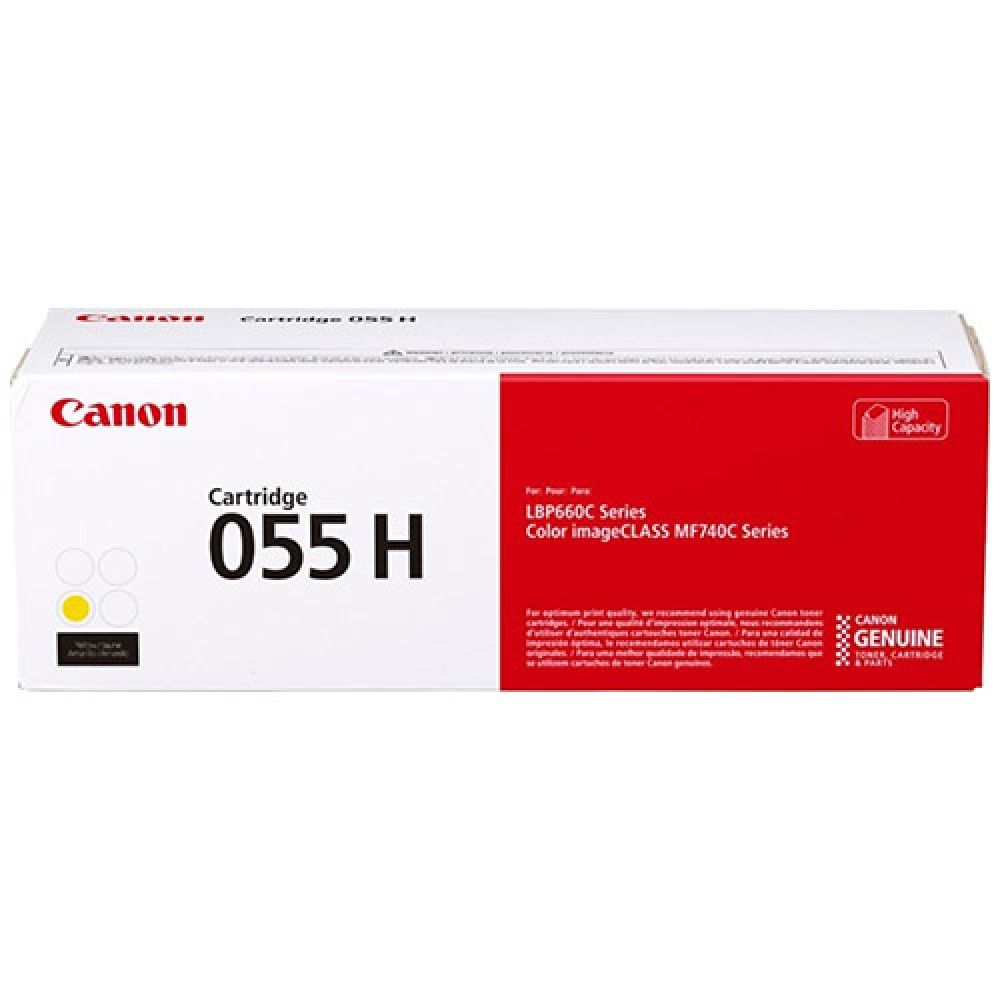 Cartus toner Canon 3017C002AA ,Galben ,5 900 pagini ,Original (CRG055HY) 